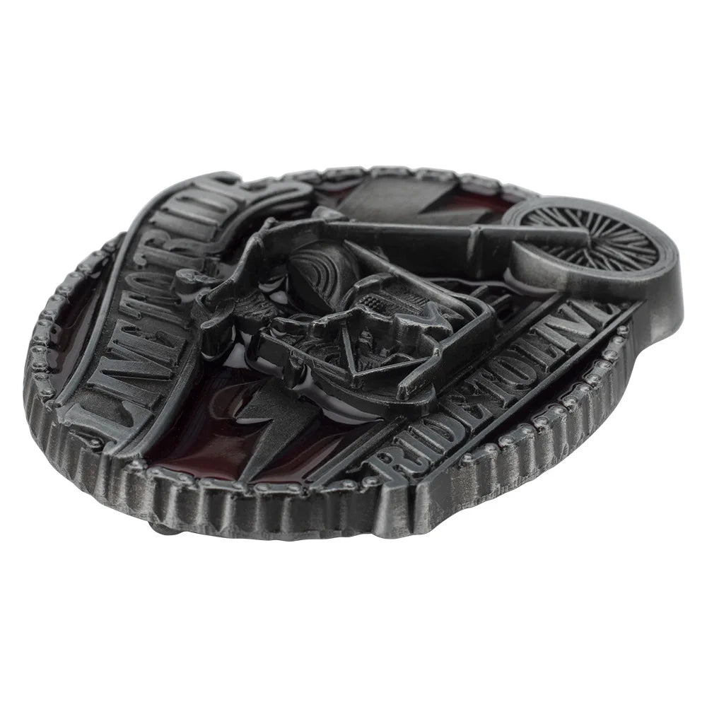 Live To Ride Belt Buckle