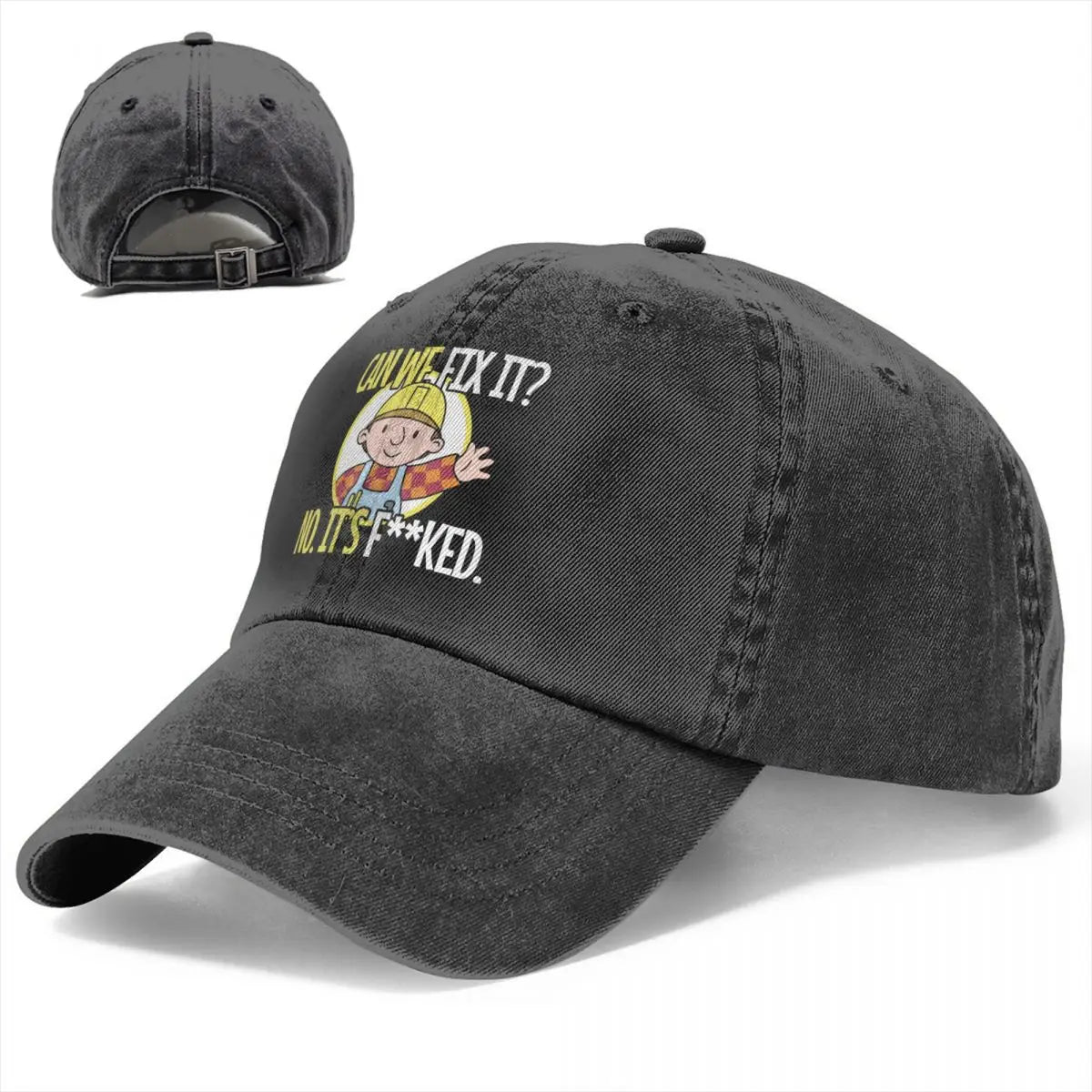 Vintage Bob The Builder Can We Fix It Baseball Cap