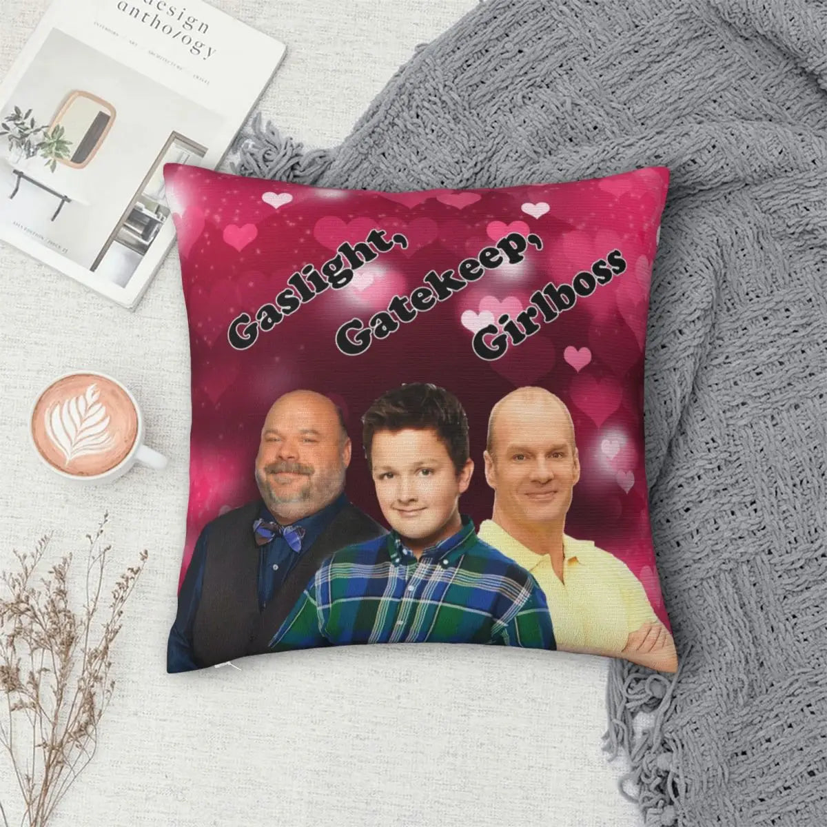 Bertram Gibby Bob Duncan Gaslight Square Pillow Covers