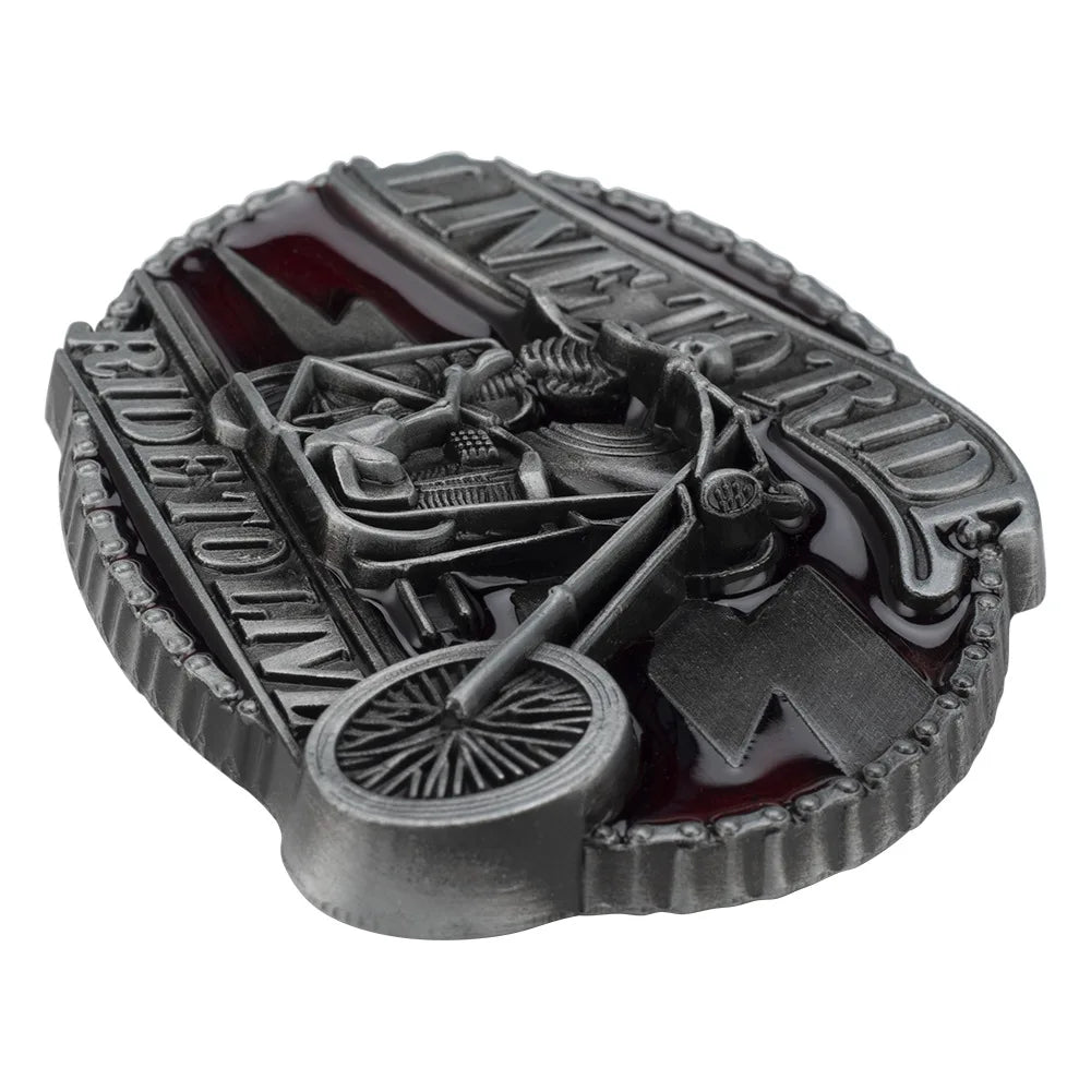 Live To Ride Belt Buckle