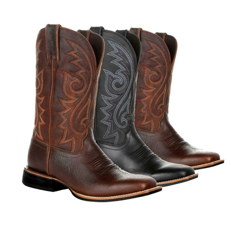 Mens Dress Western Cowboy Boot