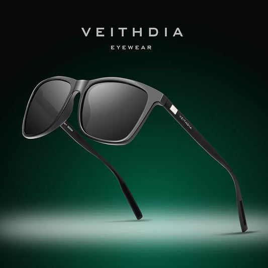 VEITHDIA Aluminum+TR90 Sunglasses Polarized