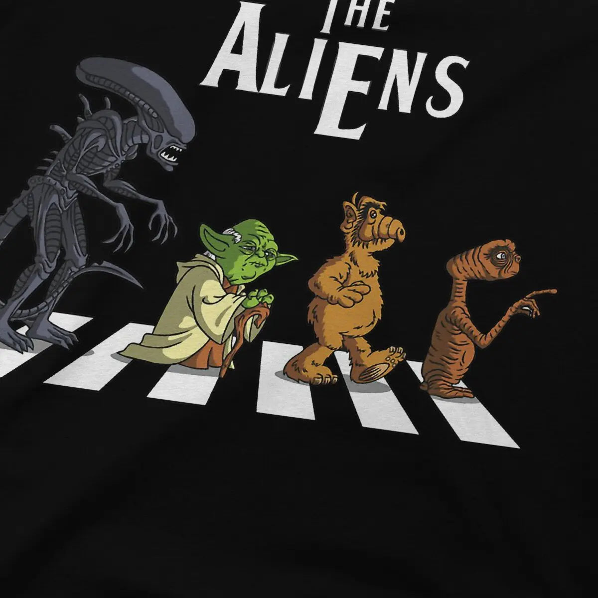 Alien Abbey Road T-shirt